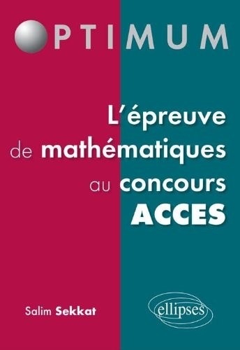 l'Epreuve de Mathématiques au Concours ACCES