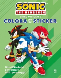 Sonic The Hedgehog. Colora con gli sticker
