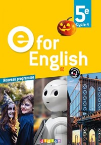 E for English 5e (éd. 2017) - Livre