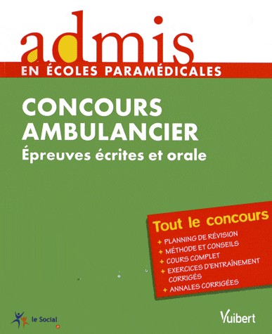 Concours ambulancier : Epreuves écrites et orale