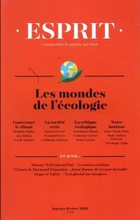 Revue Esprit N 441 les Mondes de l'Écologie