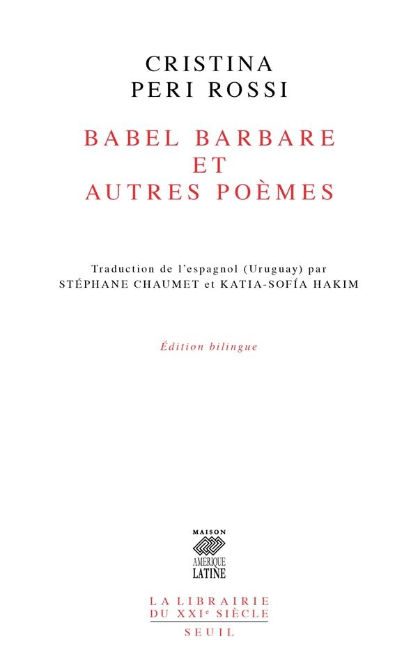 Babel barbare et autres poèmes
