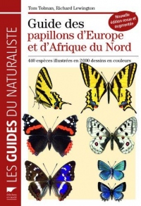 Guide des papillons d'Europe et d'Afrique du Nord : 440 espèces illustrées en 2000 dessins en couleurs