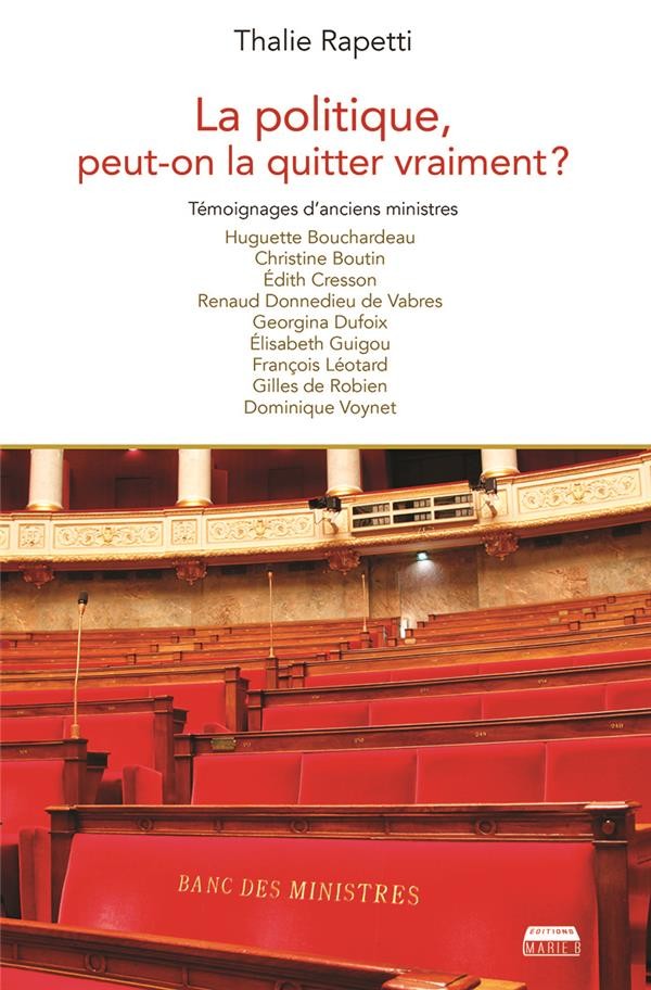 La politique, peut-on la quitter vraiment ?