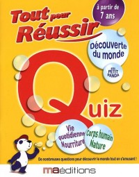 Découverte du monde avec petit panda : Quiz à partir de 7 ans