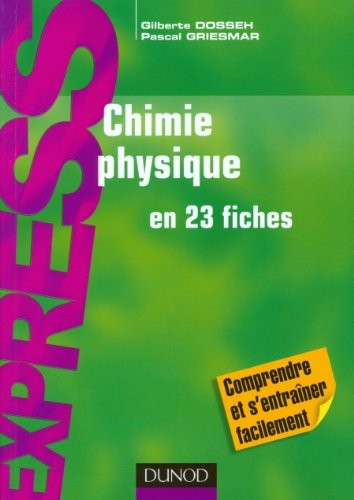 Chimie physique en 23 fiches