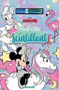 Disney Minnie - Mon colo scintillant - Bloc de coloriage - Dès 4 ans