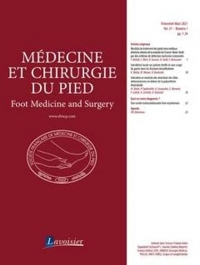 Médecine et chirurgie du pied Vol. 37 N° 1 - Mars 2021