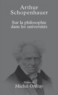 Sur la philosophie dans les universités