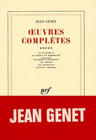 Oeuvres complètes, tome 5 : Le Funambule et autres récits [9782070286713]