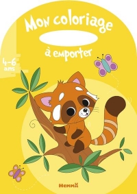 Mon Coloriage a Emporter (4-6 Ans) (Panda Roux)