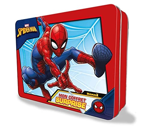 Marvel Spider-Man – Mon coffret surprise – Coffret coloriage et activités avec poster – Dès 5 ans