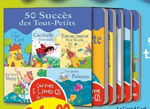 Coffret 50 succès des tout-petits