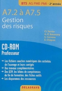 A7.2 / A7.5 Gestion des Risques Bts Ag Pme Pmi CD ROM Professeur