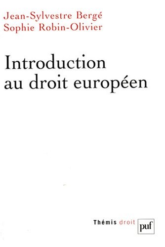 Introduction au droit européen