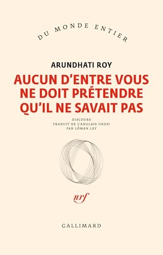 Aucun d'entre vous ne doit prétendre qu'il ne savait pas