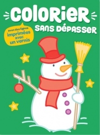 Colorier sans dépasser Bonhomme de neige