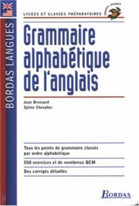 Grammaire alphabétique : Anglais