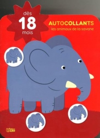Autocollants Petite étoile: Les animaux de la savane - Dès 18 mois