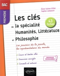 Spécialité Humanités, Littérature et Philosophie - Première - Nouveaux programmes