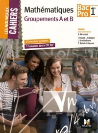 Les Nouveaux Cahiers - MATHEMATIQUES - 1re BAC PRO Groupements AB