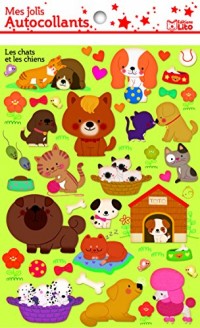 Mes Jolis Autocollants - les chats et les chiens - Dès 3 ans