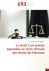 Le droit à un procès équitable en droit africain des droits de l'Homme