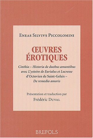 Aeneas Silvio Piccolomini : Oeuvres érotiques