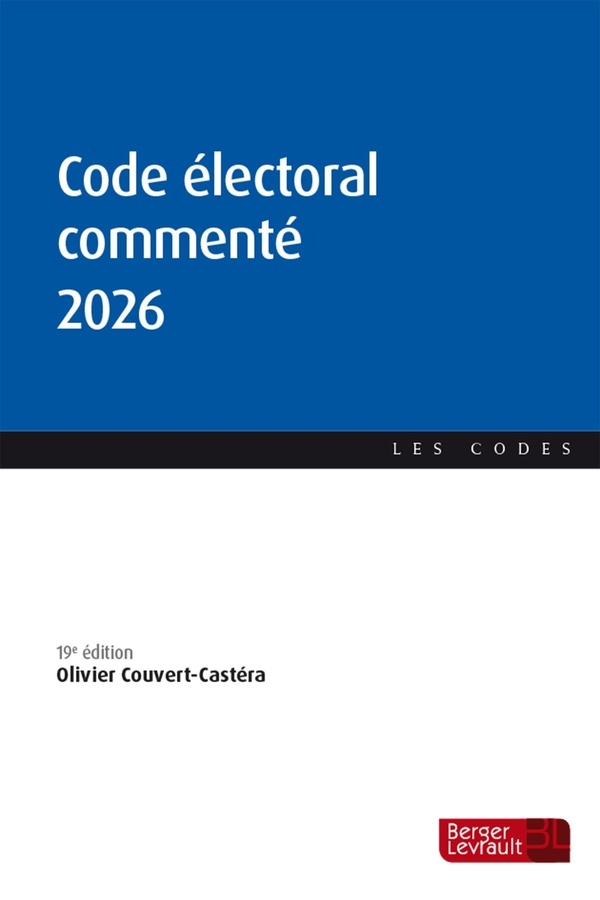 Code électoral commenté 2026 (19e éd.)