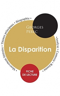 Fiche de lecture La Disparition de Georges Perec