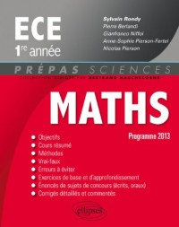 Maths ECE 1ère Année Conforme au Programme 2013