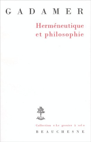 Herméneutique et philosophie