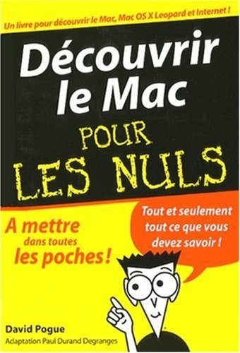 Découvrir le Mac pour les Nuls