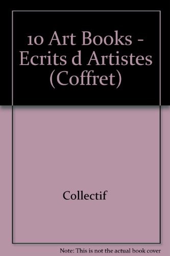 10 art books - ecrits d artistes (coffret) [9782916067438]