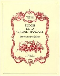 ELOGES DE LA CUISINE FRANCAISE