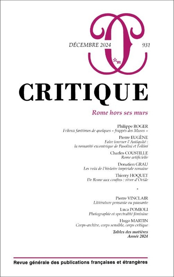 Critique 931 (931)