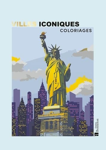 Villes iconiques: Coloriage adultes