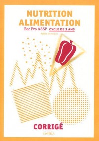 Nutrition Alimentation Bac Pro ASSP : Corrigé