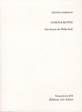 Corpus Rothi : Une lecture de Philip Roth