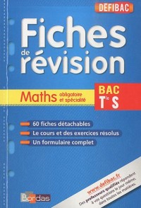 DEFIBAC FICHES MATHS TERM S