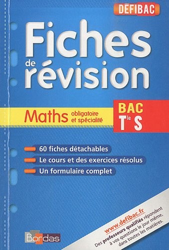 DEFIBAC FICHES MATHS TERM S