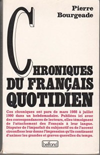 Chronique du français quotidien