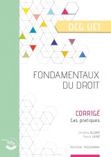Fondamentaux du droit - Corrigé: UE 1 du DCG
