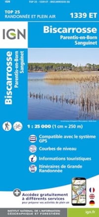 1339ET BISCARROSSE LACS DE CAZAUX ET DE SANGUINET DE BISCAROSSE
