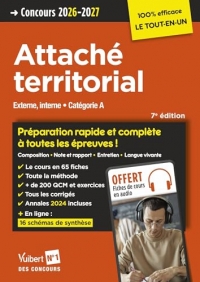 Concours Attaché territorial - Catégorie A - Préparation rapide et complète à toutes les épreuves !: Concours 2026