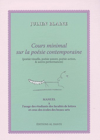 Cours minimal sur la poésie contemporaine