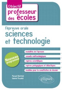 L'Épreuve Orale Sciences et Technologie CRPE Nouveau Programme