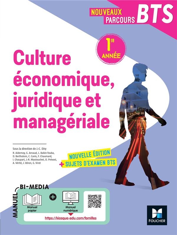 Nouveaux Parcours - Culture économique juridique et managériale (CEJM) BTS 1re année - Éd 2022