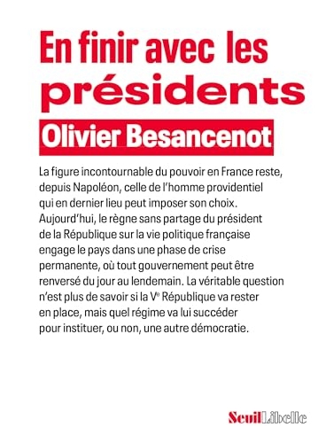 En finir avec les présidents