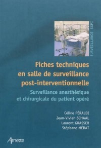 Fiches techniques en salle de surveillance post-interventionnelle: Surveillance anesthésique
